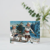 Kinderslaapjes Briefkaart (Staand voorkant)