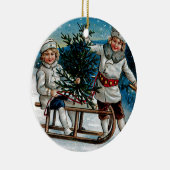 Kinderslaapjes Keramisch Ornament (Rechts)