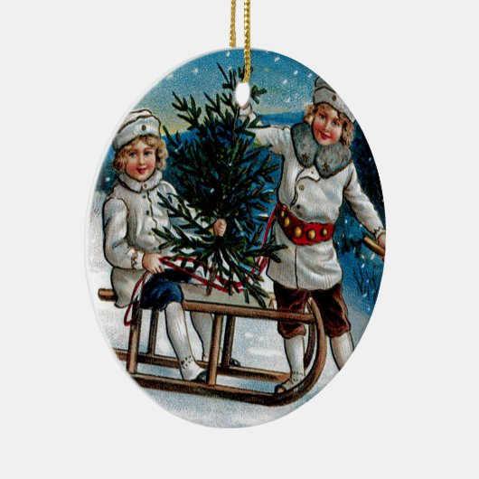 Kinderslaapjes Keramisch Ornament (Rechts)