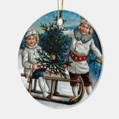 Kinderslaapjes Keramisch Ornament (Links)