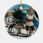 Kinderslaapjes Keramisch Ornament (Achterkant)