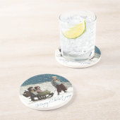  kinderslaapjes zandsteen onderzetter (Zijkant)