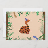 Kinderslang Verjaardagsfeest Reptiel Foto Kaart (Achterkant)