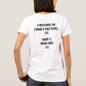 Kinderslavernij T-Shirt (dames) (Achterkant)