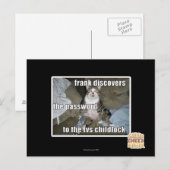 Kinderslot op tv briefkaart (Voorkant / Achterkant)