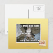 Kinderslot op tv briefkaart (Voorkant / Achterkant)