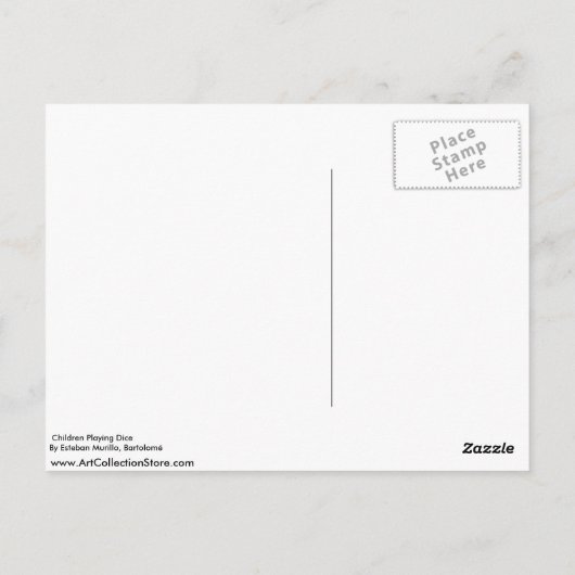 Kinderspeelapparaat Briefkaart (Achterkant)