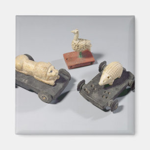 Kinderspeelgoed: egel, leeuw en duif, Su Magneet