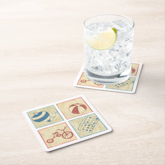 Kinderspeelgoed van Chariklia Zarris Kartonnen Onderzetters (Insitu)