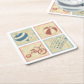 Kinderspeelgoed van Chariklia Zarris Kartonnen Onderzetters (Schuin)