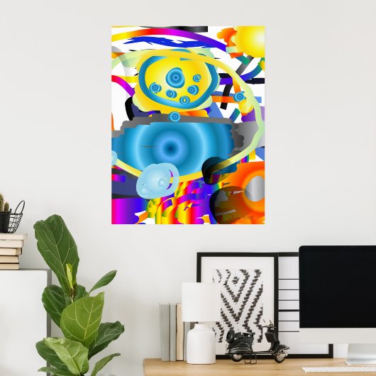 Kinderspel Poster (Thuiskantoor)