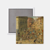 Kinderspelen: detail van rechterbovenhand magneet (Voorkant / Achterkant)