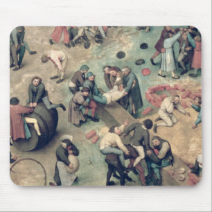 Kinderspelen : detail van rechts onderaan muismat