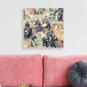 Kinderspelen: detail van rechtse onderste spelen canvas afdruk (Insitu (Woonkamer))