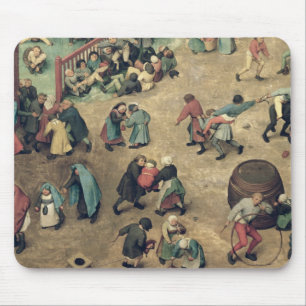 Kinderspelen : details van de linkersectie muismat
