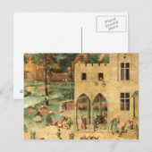 Kinderspelen: details van linksboven briefkaart (Voorkant / Achterkant)