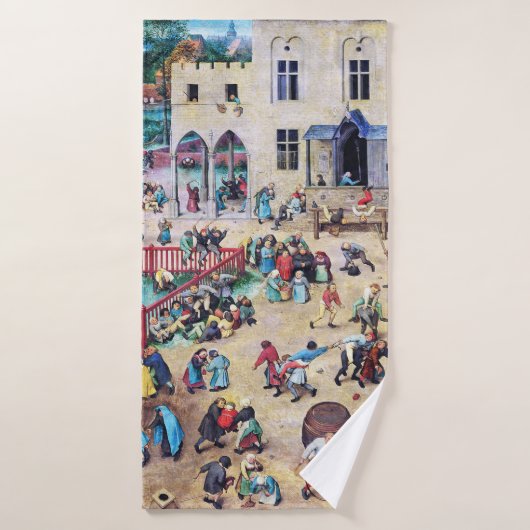 Kinderspelen, Pieter Bruegel Badhanddoek (Badhanddoek)