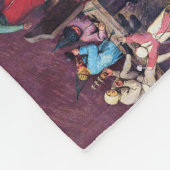 Kinderspelen, Pieter Bruegel Fleece Deken (Hoek)