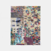 Kinderspelen, Pieter Bruegel Fleece Deken (Voorkant)