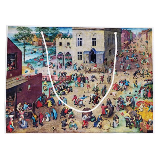 Kinderspelen, Pieter Bruegel Groot Cadeauzakje (Achterkant)