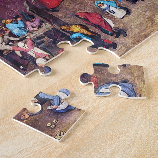 Kinderspelen, Pieter Bruegel Legpuzzel (Zijkant)