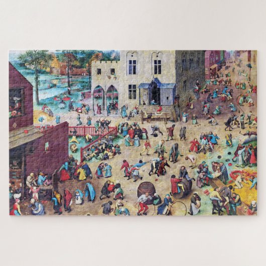 Kinderspelen, Pieter Bruegel Legpuzzel (Horizontaal)