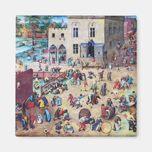 Kinderspelen, Pieter Bruegel Magneet (Voorkant)