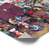 Kinderspelen, Pieter Bruegel Poster (Hoek)
