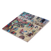 Kinderspelen, Pieter Bruegel Tegeltje (Zijkant)