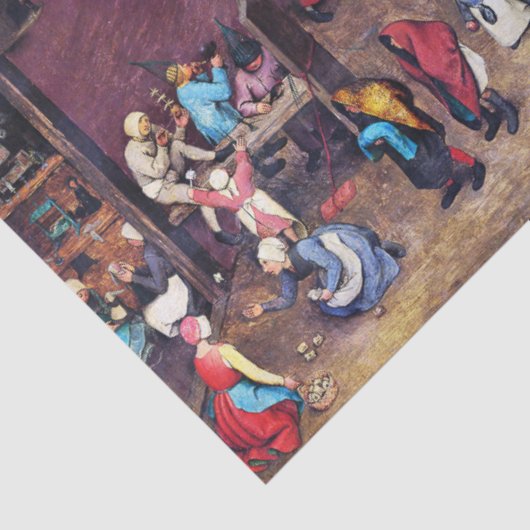 Kinderspelen, Pieter Bruegel Tissuepapier (Detail)