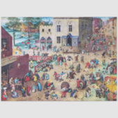 Kinderspelen, Pieter Bruegel Tissuepapier (Voorkant)