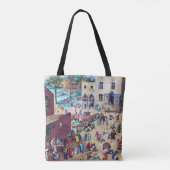 Kinderspelen, Pieter Bruegel Tote Bag (Achterkant)