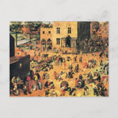 KinderSpelen, schilderkunst, Briefkaart (Voorkant)