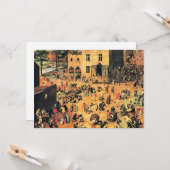 KinderSpelen, schilderkunst, Kaart (Voorkant / Achterkant in situ)