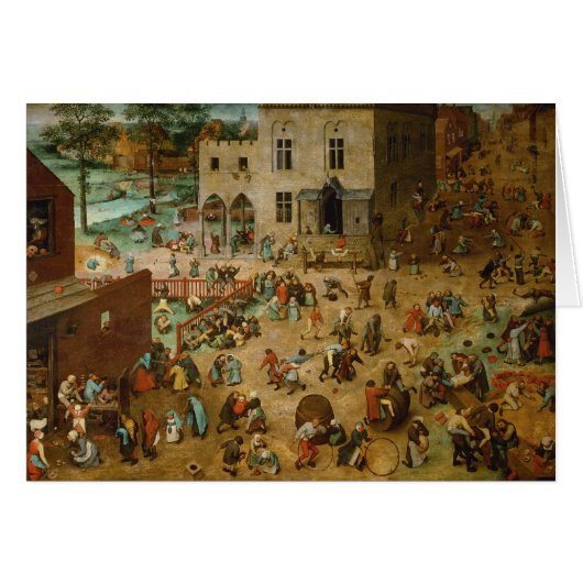 Kinderspelen van Pieter Bruegel de Ouder (Voorkant Horizontaal)