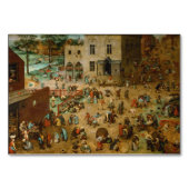 Kinderspelen van Pieter Bruegel de Ouder Kaart (Achterkant)