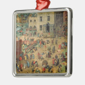 Kinderspellen, 1560 metalen ornament (Links)