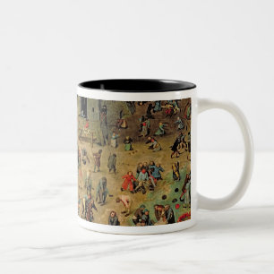 Kinderspellen, 1560 tweekleurige koffiemok