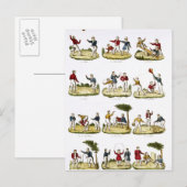 Kinderspellen, 1810 briefkaart (Voorkant / Achterkant)