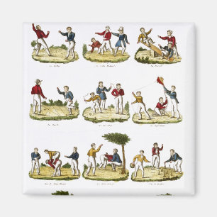 Kinderspellen, 1810 magneet