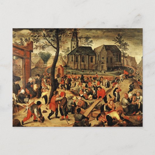 Kinderspellen Briefkaart (Voorkant)