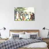 Kinderspellen, c.1880 (m/v c op papier) canvas afdruk (Insitu (Slaapkamer))
