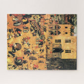 Kinderspellen, kunstschilderkunst, legpuzzel (Horizontaal)