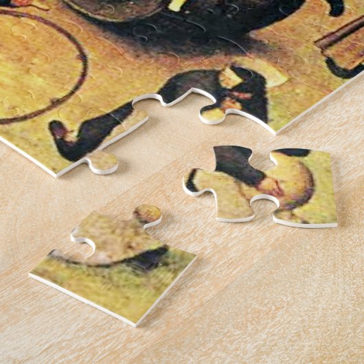 Kinderspellen, kunstschilderkunst, legpuzzel (Zijkant)