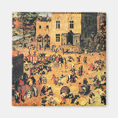 Kinderspellen, kunstschilderkunst, magneet (Voorkant)