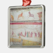 Kinderspellen Metalen Ornament (Links)