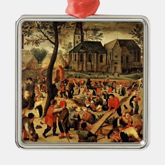 Kinderspellen Metalen Ornament (Voorkant)