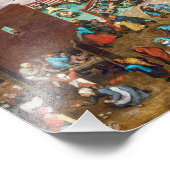 Kinderspellen | Pieter Bruegel de Ouder | Foto Afdruk (Hoek)