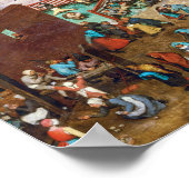 Kinderspellen | Pieter Bruegel de Ouder | Poster (Hoek)