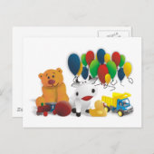 Kinderspielzeug Briefkaart (Voorkant / Achterkant)